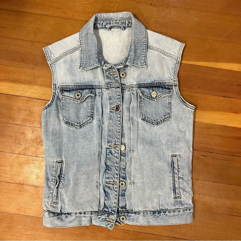 Zara Denim Vest - 100% Cotton